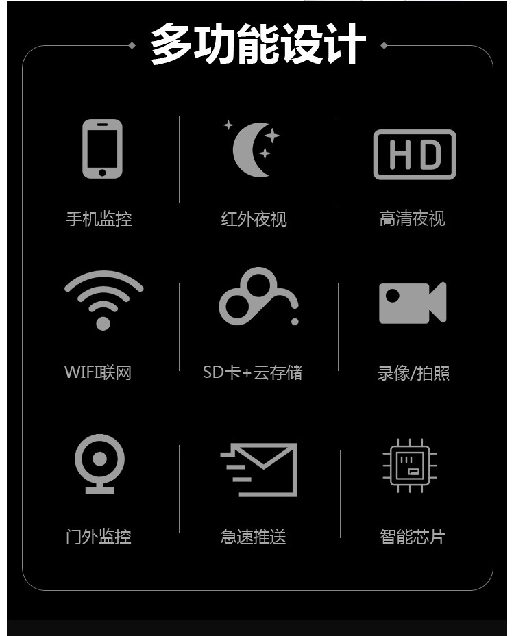 涂鸦低功耗wifi无线电池可视门铃家用T30Tuya tuya可视门铃 第3张