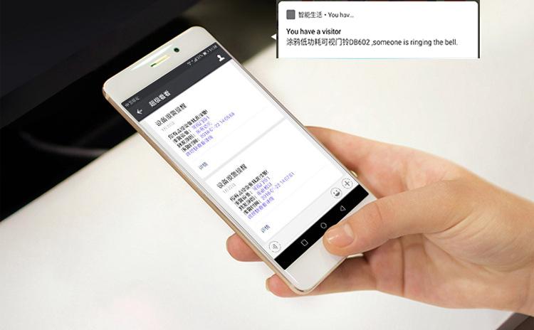 涂鸦低功耗wifi电池可视门铃对讲DB603 tuya可视门铃 第10张
